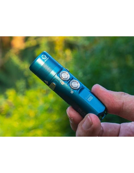 Linterna EDC RovyVon Aurora A23 USB-C 1000 Lúmenes Azul Linterna EDC RovyVon Aurora A23 USB-C 1000 Lúmenes Azul