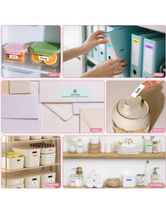 Impresora de Etiquetas Bluetooth Rongta R5 Portátil Rosa 2