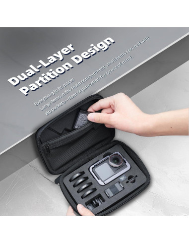 Estuche Duro Impermeable AuyKoo para DJI Osmo Action 3/4/5