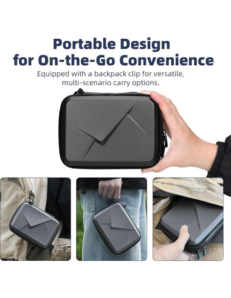 Estuche Duro Impermeable AuyKoo para DJI Osmo Action 3/4/5 Estuche Duro Impermeable AuyKoo para DJI Osmo Action 3/4/5