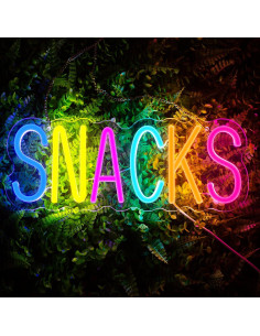 Señal de Neón Snacks NeusWonder 35.56x12.7 cm USB Dimmable 2