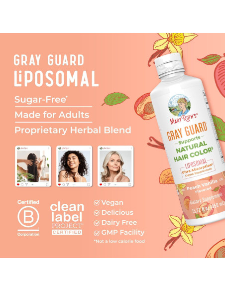 MaryRuth Organics Guardia Gris Liposomal 448 ml - Apoyo Color Cabello MaryRuth Organics Guardia Gris Liposomal 448 ml - Apoyo Color Cabello