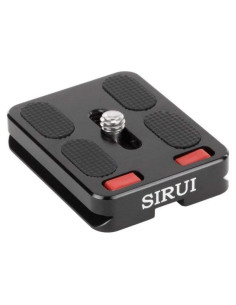 Placa de liberación rápida SIRUI TY-50 Aluminio Negro 50mm