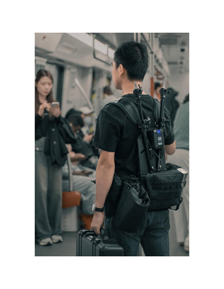 Mochila de Luz de Video Portátil Caminstarry Multifuncional Mochila de Luz de Video Portátil Caminstarry Multifuncional