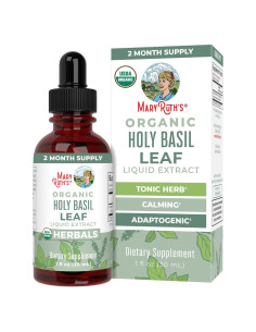 Gotas Líquidas de Albahaca Sagrada MaryRuth 30 ml Vegano