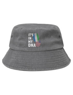 Sombrero de Cubo Unisex KCNSEZA Algodón Lavado Gris Verano