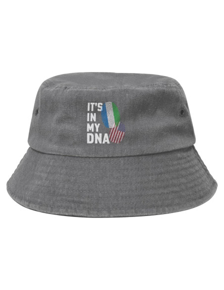 Sombrero de Cubo Unisex KCNSEZA Algodón Lavado Gris Verano Sombrero de Cubo Unisex KCNSEZA Algodón Lavado Gris Verano