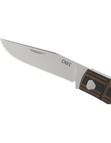Cuchillo Plegable CRKT Venandi 7100, Mango G10 Marrón