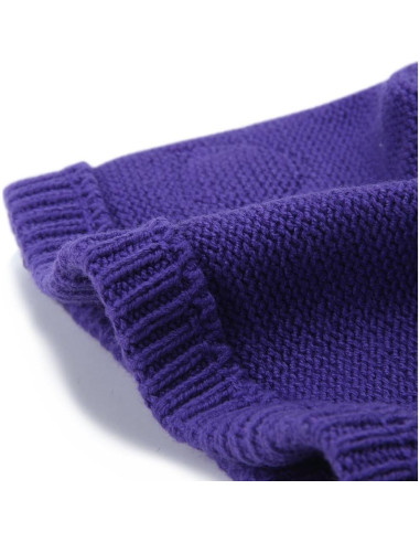 Gorro de Invierno de Punto para Niña Vivobiniya Morado 0-6M 6-2T 2-6T
