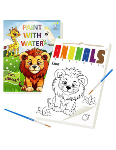 Libro de Pintura con Agua ALNETI - Acuarela para Niños 2-8 Años