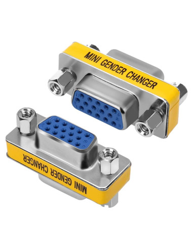 Adaptador VGA Hembra a Hembra ENUODA 2 Pack 15 Pines