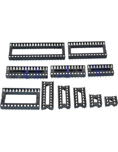 Zócalos IC DIP 6 8 14 16 18 20 28 40 Pines JTLABSEJFIFJ