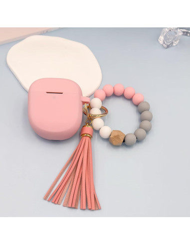 Funda de Silicona Rosa para Bose QuietComfort Earbuds II 2022