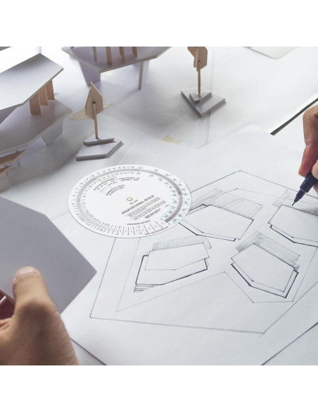 Escala Proporcional Westcott PS-69 13.34 cm Blanca