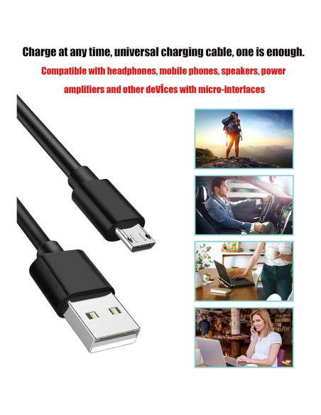 Cable de carga micro USB 2m Tobysome para altavoces Bose Cable de carga micro USB 2m Tobysome para altavoces Bose