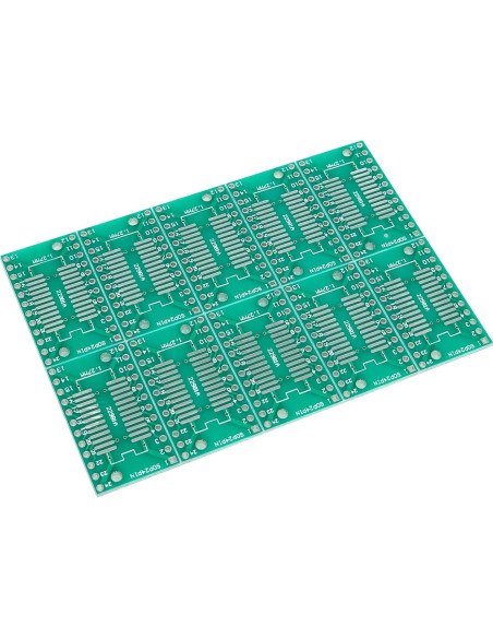 10 Piezas Adaptador Placa SOP24 a DIP Cermant 17.89x30.43mm 10 Piezas Adaptador Placa SOP24 a DIP Cermant 17.89x30.43mm