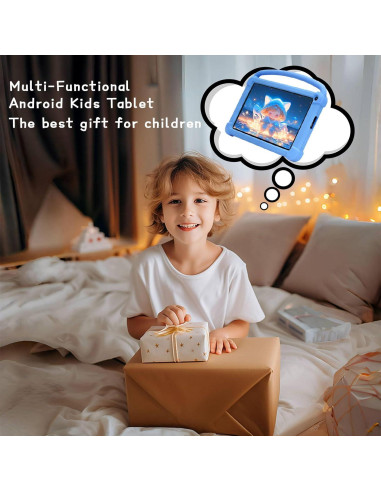 Tablet Android 12 YQSAVIOR 7" 4GB RAM 32GB ROM Niños