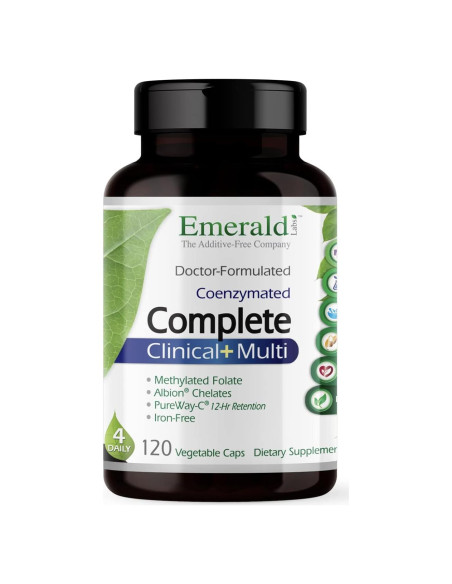 Multivitamínico Completo Emerald Labs - 120 Cápsulas Vegetales Multivitamínico Completo Emerald Labs - 120 Cápsulas Vegetales