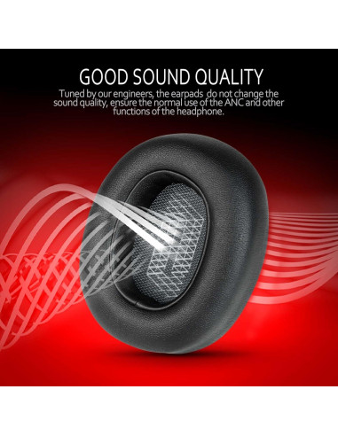 Almohadillas de Repuesto Krone Kalpasmos para Auriculares JBL - Negro