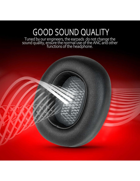 Almohadillas de Repuesto Krone Kalpasmos para Auriculares JBL - Negro Almohadillas de Repuesto Krone Kalpasmos para Auriculares JBL - Negro