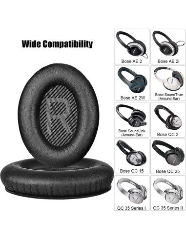 Almohadillas de Repuesto Bose QuietComfort 35 II - Negro