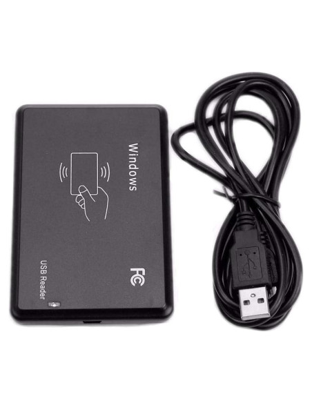 Lector de Tarjeta RFID USB HiLetgo EM4100 125kHz Plug and Play Lector de Tarjeta RFID USB HiLetgo EM4100 125kHz Plug and Play