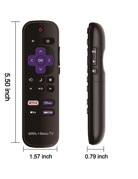 Control Remoto Reemplazo ONN. Roku TV 4K con Accesos Directos Control Remoto Reemplazo ONN. Roku TV 4K con Accesos Directos