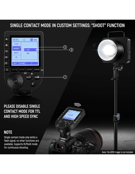Flash Estroboscópico NEEWER Q4 400Ws con Softbox 26" Flash Estroboscópico NEEWER Q4 400Ws con Softbox 26"