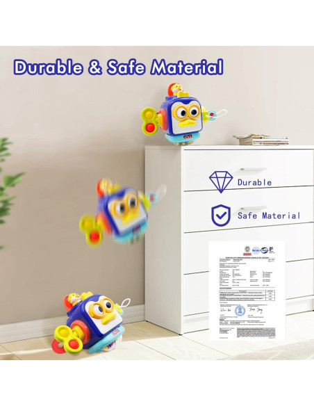 Cubo Ocupado Montessori UPJAYEEK para Bebés 1-3 Años Cubo Ocupado Montessori UPJAYEEK para Bebés 1-3 Años