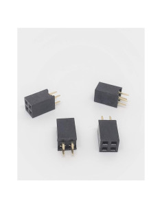 Conectores Hembras Pin Headers 2x2 4P 2.54mm Marvic - Paquete de 25