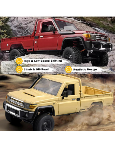 Camioneta RC MN82 1:12 Toyota LC79 4WD Off Road RTF