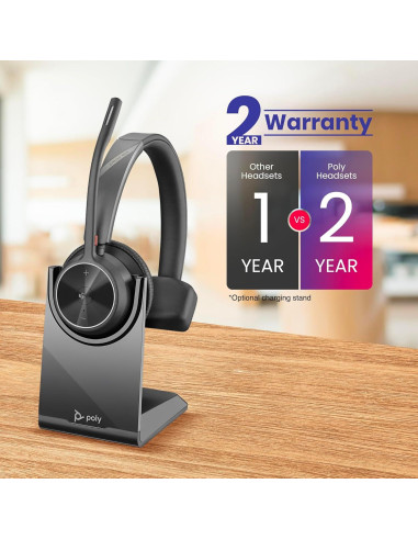 Auricular Inalámbrico Poly Voyager 4310 UC Mono Bluetooth
