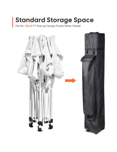 Bolsa de Transporte con Ruedas HeyJiaYu para Canopy 3x3m
