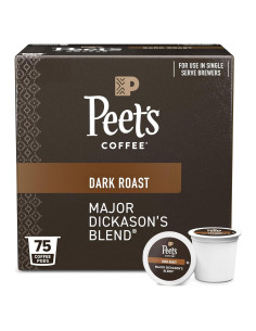 Cápsulas de Café Peet's Tostado Oscuro 75 Contenidos Major Dickason
