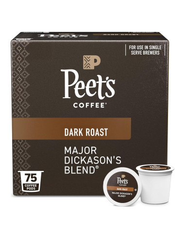 Cápsulas de Café Peet's Tostado Oscuro 75 Contenidos Major Dickason