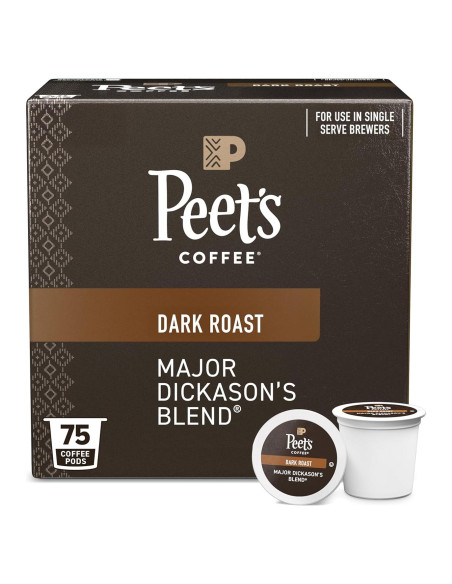 Cápsulas de Café Peet's Tostado Oscuro 75 Contenidos Major Dickason Cápsulas de Café Peet's Tostado Oscuro 75 Contenidos Major Dickason