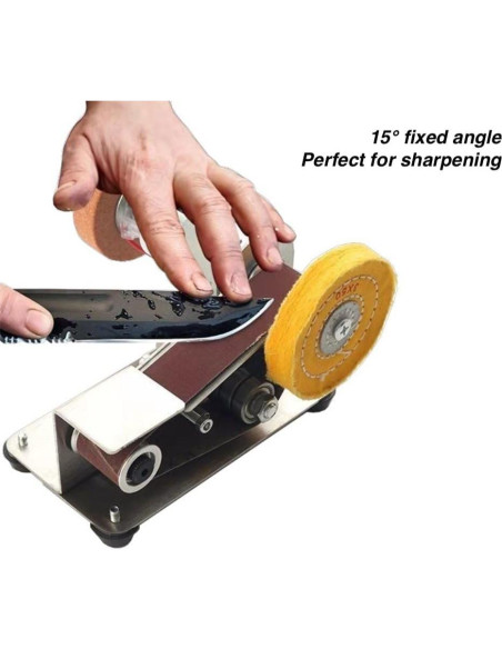 Lijadora de Banda Mini Mefape BS5361 30mm Control Velocidad Lijadora de Banda Mini Mefape BS5361 30mm Control Velocidad