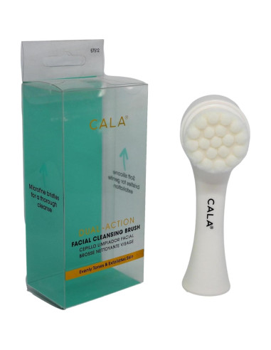 Cepillo Facial de Limpieza Dual Cala Menta 5x5cm