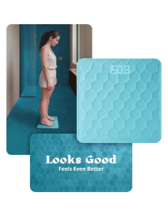 Báscula de baño digital Greater Goods con cubierta de silicona 2