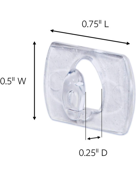 Conjunto de Decoración de Pared Command - Clips y Ganchos Transparentes Conjunto de Decoración de Pared Command - Clips y Ganchos Transparentes