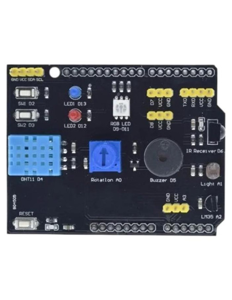 Tablero Sensor 9 en 1 DHT11 LM35 Temperatura Humedad TEJEPAWRIP Tablero Sensor 9 en 1 DHT11 LM35 Temperatura Humedad TEJEPAWRIP
