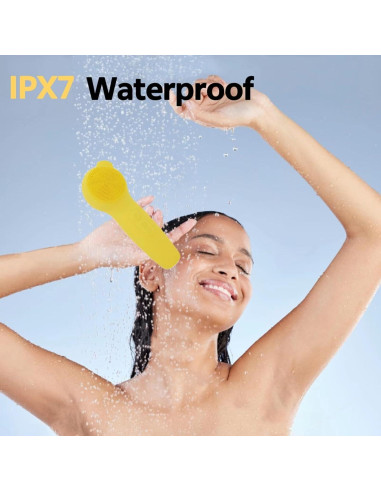 Cepillo de limpieza facial eléctrico Ancaedhy 3 en 1 IPX7