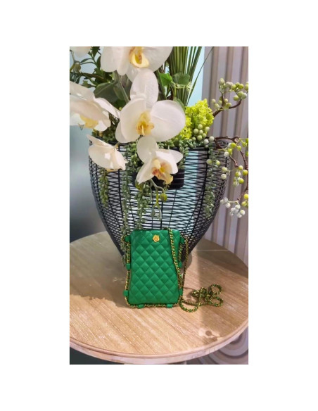 Bolso Cruzado Acolchado Montana West para Mujeres - Verde Bolso Cruzado Acolchado Montana West para Mujeres - Verde