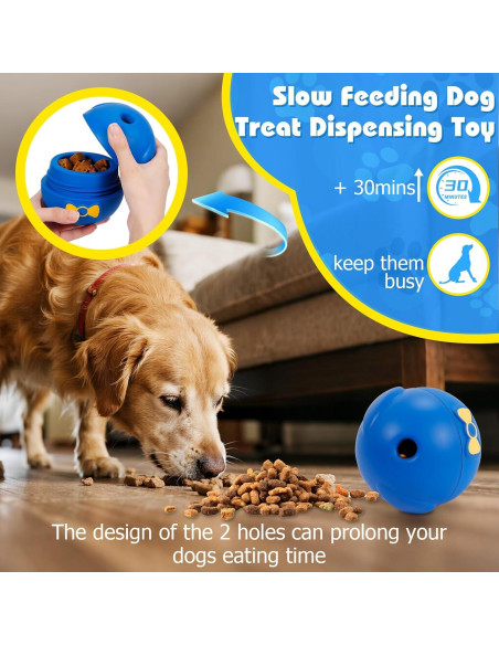 Juguete Interactivo para Perros Yipetor 3 en 1 Azul 10 cm Juguete Interactivo para Perros Yipetor 3 en 1 Azul 10 cm