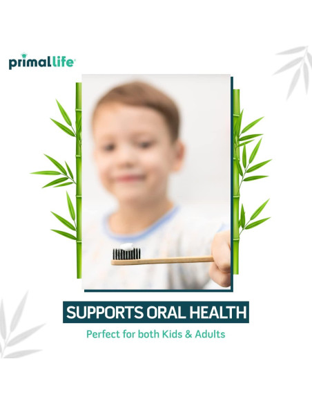 Cepillo de Dientes de Carbón Primal Life Orgánicos - 2 Pack Cepillo de Dientes de Carbón Primal Life Orgánicos - 2 Pack