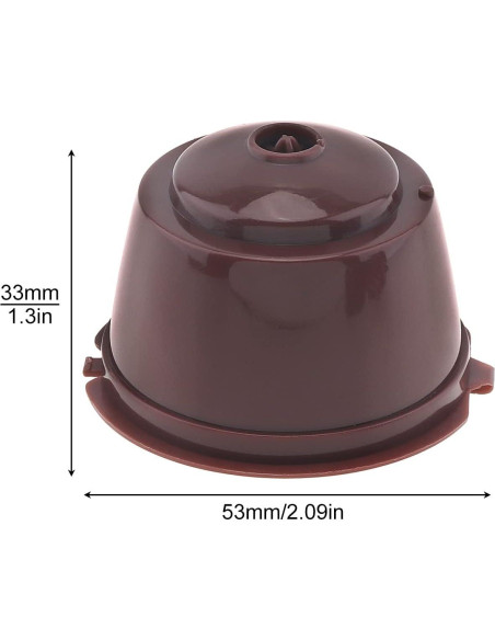 Cápsulas de Café Reutilizables TQEONKL para Nescafé Dolce Gusto - 6 Pcs Cápsulas de Café Reutilizables TQEONKL para Nescafé Dolce Gusto - 6 Pcs