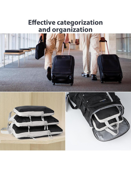 Set de 8 Cubos de Compresión Utook para Viaje - Ahorra Espacio Set de 8 Cubos de Compresión Utook para Viaje - Ahorra Espacio