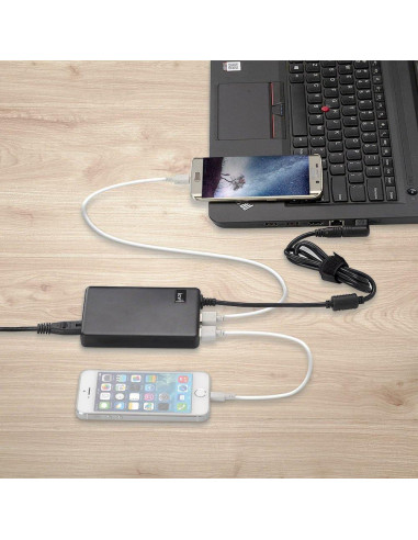 Cargador Universal 90W para Laptop HP DELL Lenovo ASUS