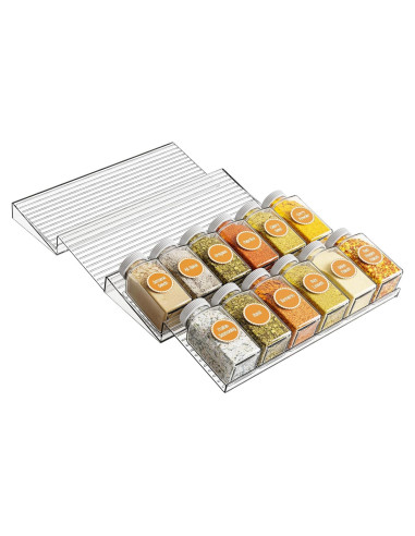 Organizador de Especias Yieach 2 Niveles Expandible 28-56 cm