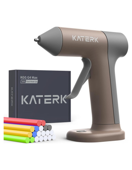 Pistola de Pegamento Caliente Inalámbrica Katerk 2500mAh Pistola de Pegamento Caliente Inalámbrica Katerk 2500mAh